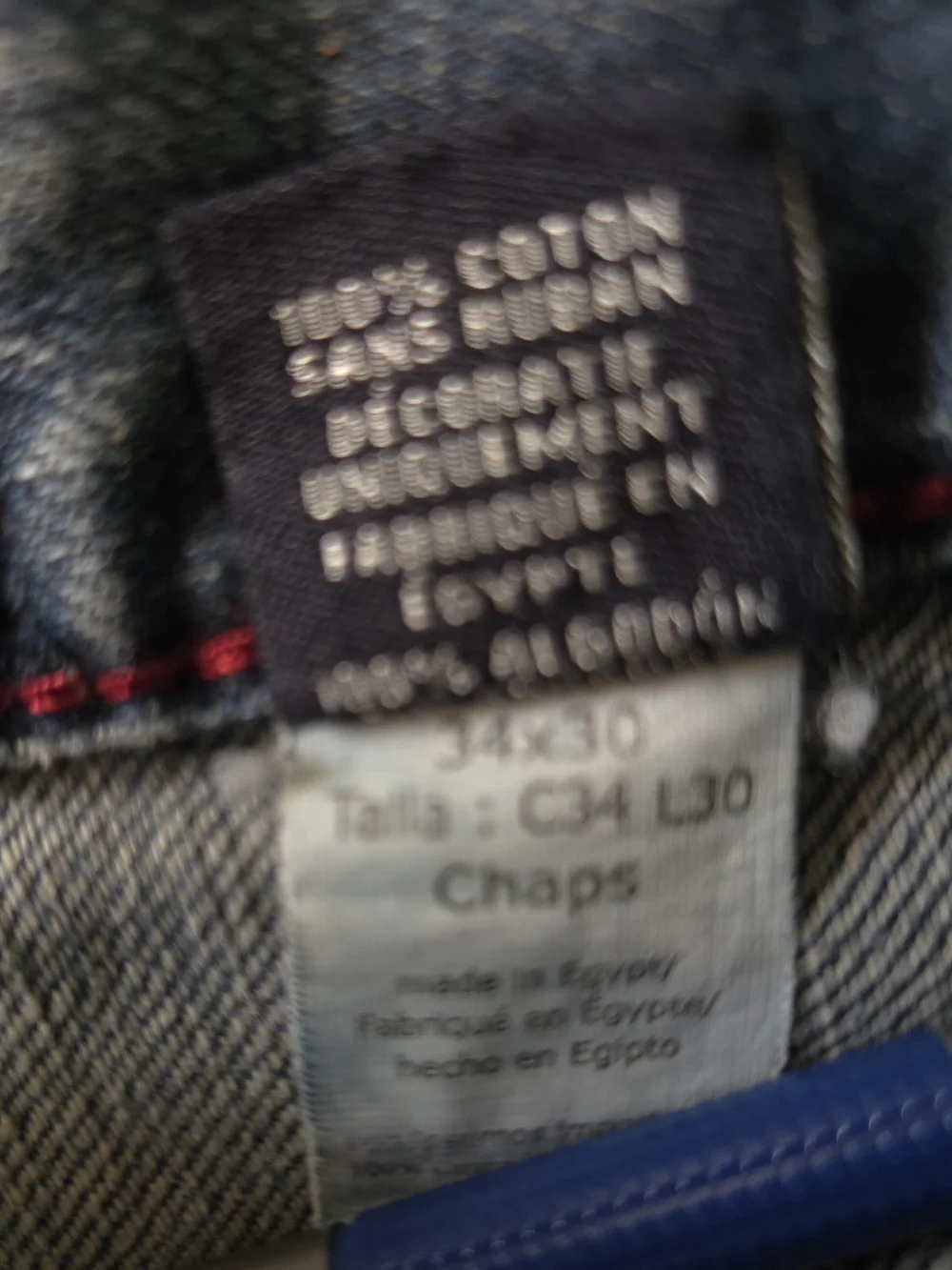 Chaps Men's Blue Straight-Leg Jeans